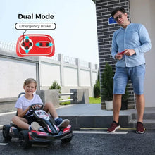 Load image into Gallery viewer, OUZEY Electric Go Kart for Kids, 12V2WD Battery Powered Ride On Cars
