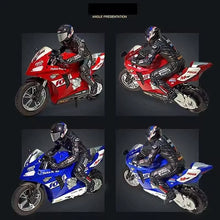 Load image into Gallery viewer, New 1:6 2.4G High Speed RC Motorcycles Toys Self-balancing standing stunt fancy electric racing drift remote control Motorcycle
