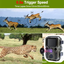 Load image into Gallery viewer, Mini Trail Game Camera Night Vision 1080P 12MP Waterproof Hunting Camera Outdoor Wild photo traps with IR LEDS Range Up To 65ft
