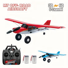 Load image into Gallery viewer, Qidi560 RC Plane Moore M7 Off-road 4CH Remote Control Airplane Brushless Fixed Wing Aircraft Model EPP Foam Toys for Children
