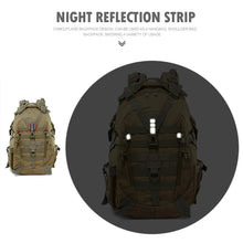 Load image into Gallery viewer, 40 Liters Hiking Tactical Backpack Men Outdoor Sport Travel Rucksack Molle Bag Hunting Hiking Backpack Reflector Duffle Bag
