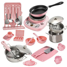 Load image into Gallery viewer, Can Cook Fun Mini Simulation Kitchen Playset Real Cooking
