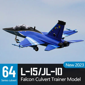 64mm L-15/JL-10 EDF Jet RC Trainer Model ducted aircraft