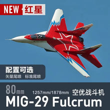 Load image into Gallery viewer, Freewing  Electric RC  Dual 80mm EDF RC Plane Jet Model MIG29 Mig-29 Twins 80 EDF  Warplane PNP or  KIT+S Vector Version
