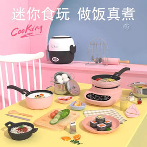 Mini Simulated Kitchen Toys Real Cooking Edition