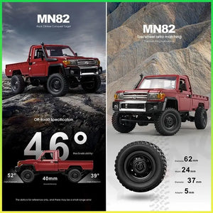 Full-scale Simulation Lc79 RTR 2.4g 4WD 280  RC Truck Model Car Toys