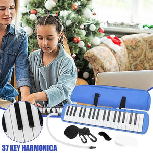 37 Key Melodica Instrument Air Piano Keyboard Musical Instrument Portable Child Harmonica Piano Funny Blow Keyboard Musical