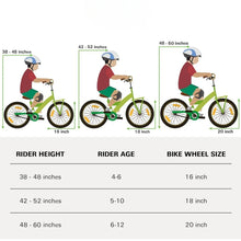 Load image into Gallery viewer, Kids Bike, 16 Inch Children Bicycle for Boys Girls Ages 4-12 Years Old, Multiple Color Options Rider Height 38-60 Inch, Bicycle
