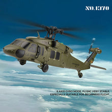 Load image into Gallery viewer, WLtoys K170 RC Helicopter 2.4G 6-Aixs Gyroscope 4CH Altitude Hold Optical Flow Remote Control Helicopter Toys for Children
