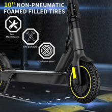 Load image into Gallery viewer, US Stock HR-365MAX Electric Scooter 350W 36V 7.8Ah Max Speed 30Km/h APP Smart Adult Scooter 10Inch Foldable Electric Scooter
