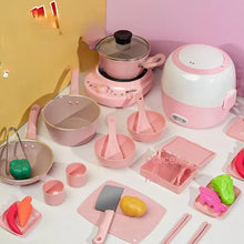 Load image into Gallery viewer, Can Cook Fun Mini Simulation Kitchen Playset Real Cooking
