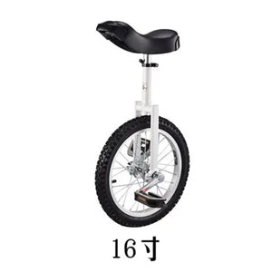 Single-wheel Lock 16 18 20 24" Aluminum Alloy Single Wheel Unicycle Balance Bike Stunt For Kids And Adults