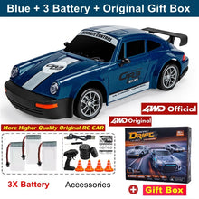 Load image into Gallery viewer, 4WD RC Drift Car With LED Light 2.4G Radio 20KM/h High Speed Remote Control Racing Cars Vehicle Model Toy Gift for Boy Girl Kid
