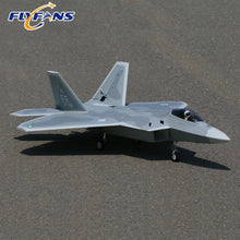 Load image into Gallery viewer, New 2025 Flyfans Model 64mm Ducted F-22 Raptor Fighter Metal Retractable Landing Gear And Fixed Wing Model Toy Gift
