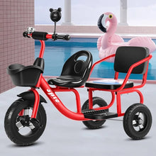 Load image into Gallery viewer, ALWAYSME Twins Kids Tricycle Trike For 1-7 Years Old
