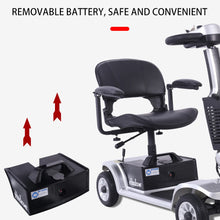 Load image into Gallery viewer, Electric Medical Mobility Scooter 4 Wheel Foldable Convenient The Elderly And The Disabledr Outdoors Electric Scooter
