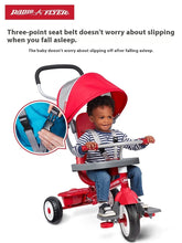 Load image into Gallery viewer, Radio Flyer 4-IN-1 Children Tricycle Bike Trolley Bikes with Awning Ultra Lightweight Trolley for Kids Boys First Birthday Gift
