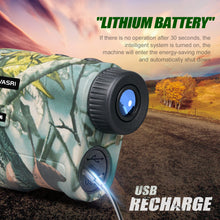 Load image into Gallery viewer, REVASRI 600 1000M Hunting Laser Rangefinder with Angle Speed Height Distance Measurement and Continuous Scan for Hunting
