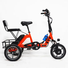 Load image into Gallery viewer, Small Folding Electric Bicycle for Adults, Tricycle, Electric Bikes, 48V, 350W, 10.4Ah Range 40km, Electric Bikes
