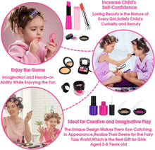 Load image into Gallery viewer, Children Simulation Makeup Kit Washable Toy Cosmetic Playset
