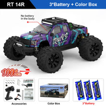 Load image into Gallery viewer, Teeggi 1/14 4WD High Speed Rc Off-road Car 100KM/H Brushless motor 3S Remote Control Truck Drift Racing Cars Toys For kid Gifts
