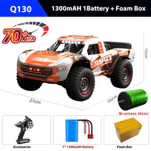 Load image into Gallery viewer, 1:14 70KM/H 4WD RC Car With Light Brushless Motor Remote Control Cars High Speed Drift Monster Truck Toys for Adults Kids
