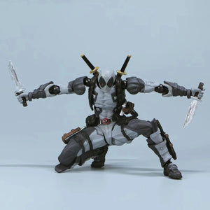 AMAZING YAMAGUCHI Deadpool 2.0 Grey Action Figure Mutants Joint Movable]