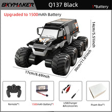 Load image into Gallery viewer, JJRC Q137 8WD RC Car 2.4G Amphibious 8 Wheel Remote Control Truck Climbing Off Road Waterproof Armored Vehicles Children's Toys
