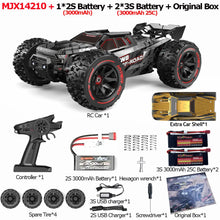 Load image into Gallery viewer, 1/14 RC Car 75km/h Brushless Hyper Go 2.4G Remote Control 4WD Off-road Racing RC Truck
