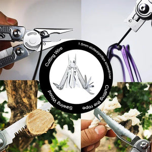 DOKOYU 20 in 1 7CR17 Multi Tools Pliers Set Gifts for Men Professional Multi-tool for DIY Outdoor Camping EDC Tools Swiss