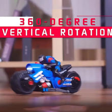Load image into Gallery viewer, 1: 10 Remote-controlled 3D Stunts Rc Motorcycle Remote-controlled Car Rotation Drift Racing Children's Electric Motorcycle Toys
