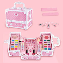 Load image into Gallery viewer, Play Pink Unicorn Princess Washable Safe Makeup Kid Toy Gift
