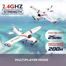 Load image into Gallery viewer, Parkten RC Airplane P707G PRO LCD Version 2.4G 3D/6G With Gyro 3Ch Fixed Wing Plane Outdoor Toys Drone RTF CESSNA 182 Glider
