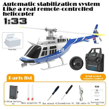 Load image into Gallery viewer, RC ERA C138 1:36 Remote Control Simulation RC Bell 206 Helicopter Altitude Hold 2.4g Genuine 6axis Gyro
