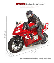 Load image into Gallery viewer, 2.4G Remote Control Motorcycle High Speed Racing Drift Stunt
