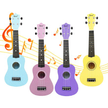 Load image into Gallery viewer, Ukulele Beginner for Kids Musical Instrument Practice Skill Improving 4 String Mini Guitar for Preschool Baby Music Art Toys
