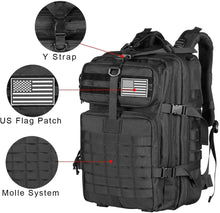 Load image into Gallery viewer, QT&amp;QY 50L Man Tactical Backpacks Outdoor Traveling Bags Outdoor 3P School Pack EDC Molle Pack For Trekking Hunting Bag
