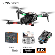 Load image into Gallery viewer, 8K HD Three Camera Fly 20Min Quadcopter Obstacle Avoidance
