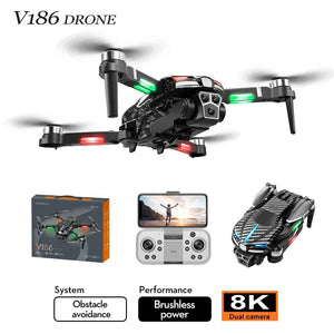 8K HD Three Camera Fly 20Min Quadcopter Obstacle Avoidance