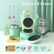 Load image into Gallery viewer, Mini Simulation Kitchen Toys Real Cooking Small Kitchen Pots
