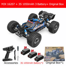 Load image into Gallery viewer, HYPER GO MJX 16207 1/16 RC Car Brushless 2.4G 4WD Racing Car Brushless 70KM/h Off-Road Remote Control RC Truck Hobby Toy
