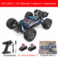 Load image into Gallery viewer, MJX16207 16208 1/16 RC Car 70KM/h Brushless HYPER GO 2.4G 4WD Racing Car Off-Road Remote Control RC Truck Hobby Toy
