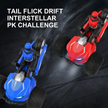 Load image into Gallery viewer, 1：16 2.4G RC Car Remote Control Car Rotating Motorcycle Light Music Dancing Deformation Stunt Car Children's Toy for Boy Gift
