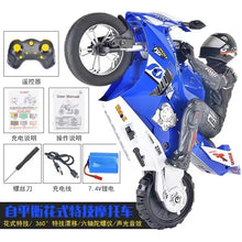 Load image into Gallery viewer, RC Motorcycle Rc Cars Self-stable Balance Standing on One Wheel Competitive Racing Drift Stunt Electric Motorcycle for Kids
