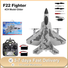 Load image into Gallery viewer, SG-F22 RC Airplane 3D Stunt Plane Model 2.4G Remote Control Fighter Glider Electric Rc Aircraft Toys For Children Adults
