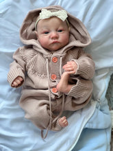 Load image into Gallery viewer, Baby Doll Levi Awake Newborn Baby Size 3D Skin Visible Veins
