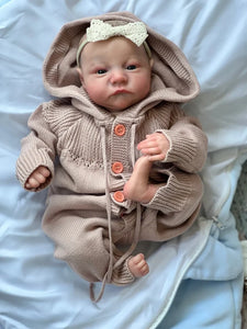 Baby Doll Levi Awake Newborn Baby Size 3D Skin Visible Veins