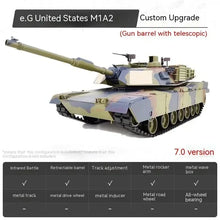 Load image into Gallery viewer, M1a2 Remote-controlled Tank Abrams Infrared Combat
