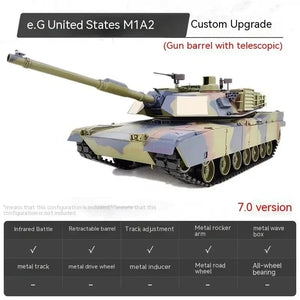 M1a2 Remote-controlled Tank Abrams Infrared Combat – Crazy RC Toys