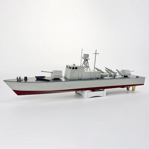 RC Missile Boat Model D-42 Wooden Kit Electric Self-propelled Model